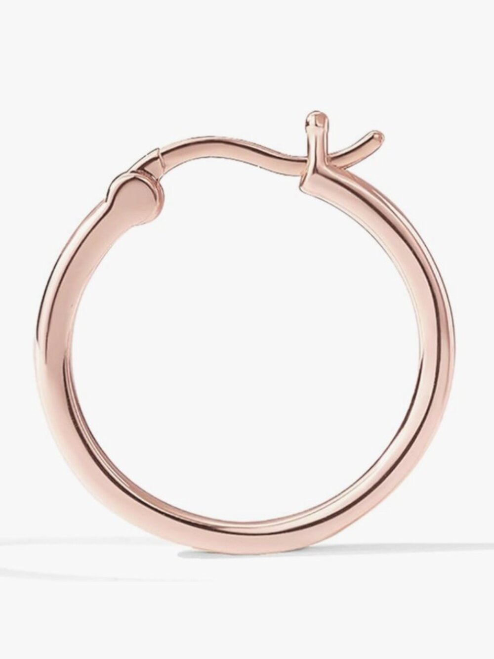 PAVOI 14K Rose Gold Plated Sterling Silver Lightweight Hoops 20mm